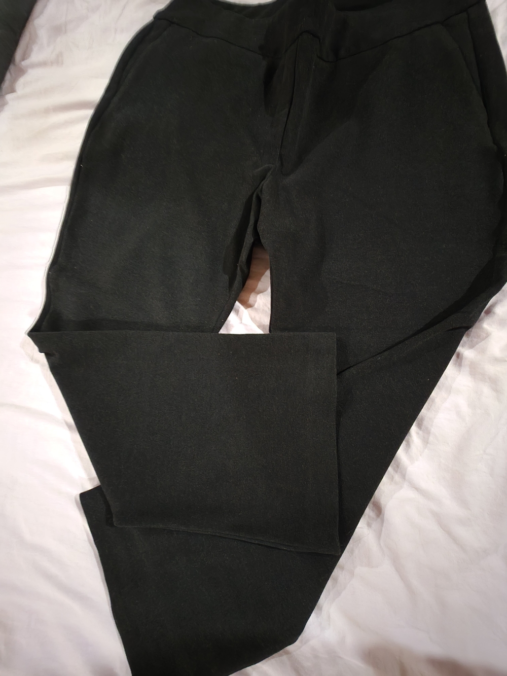 Women's Black Wool Dress Pants